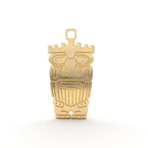 Maori pendant jewelry 09 3D print model