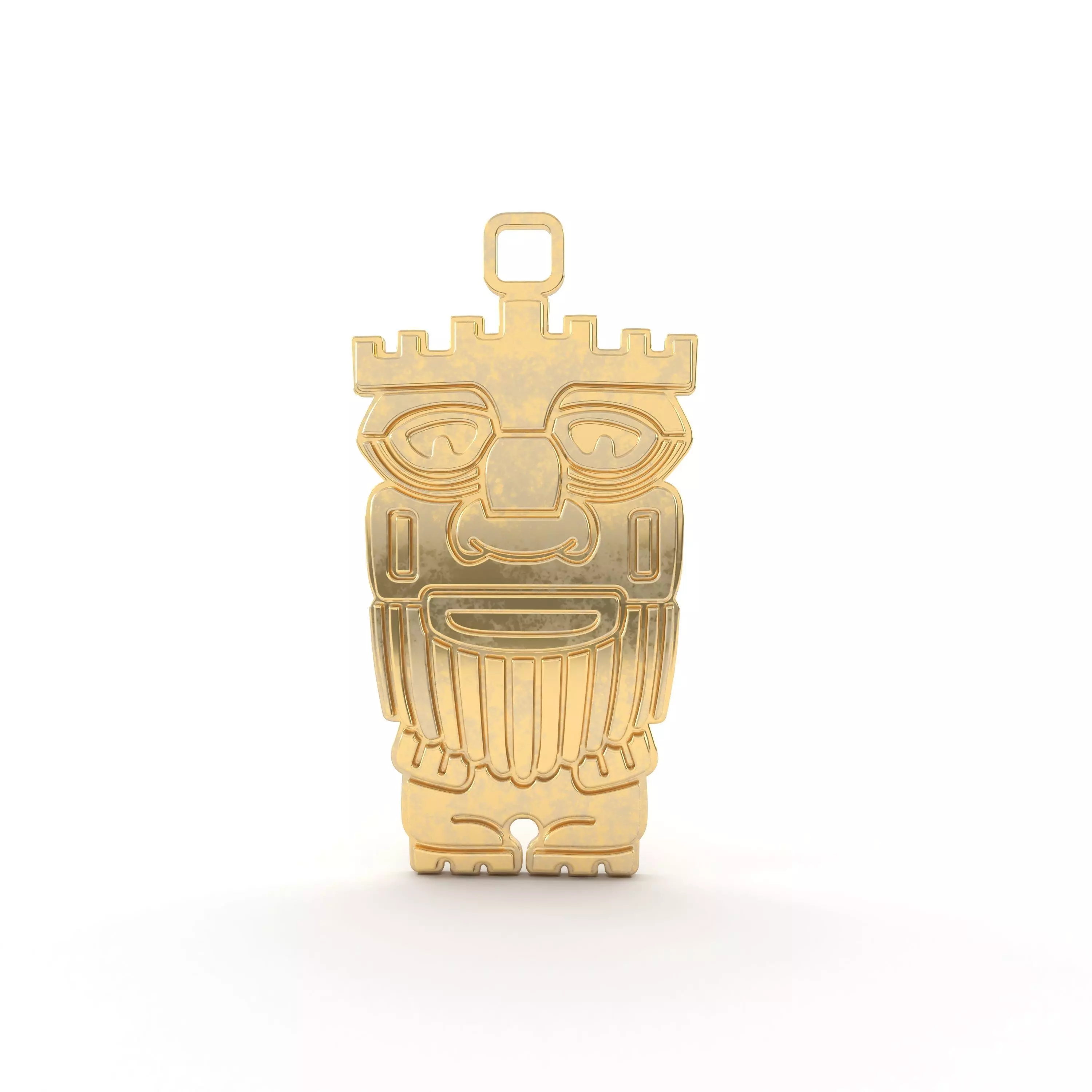 Maori pendant jewelry 09 3D print model