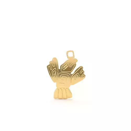 Native American pendant 02  Bird