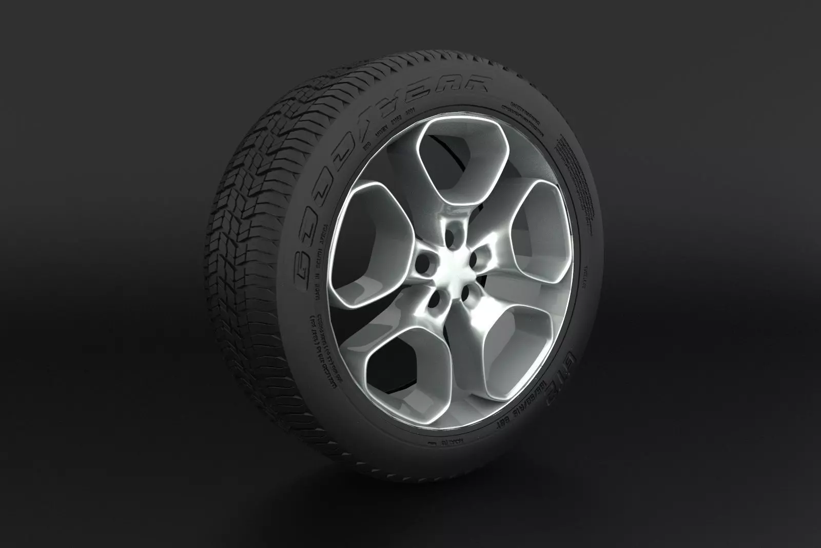 Huracan rims Free 3D model