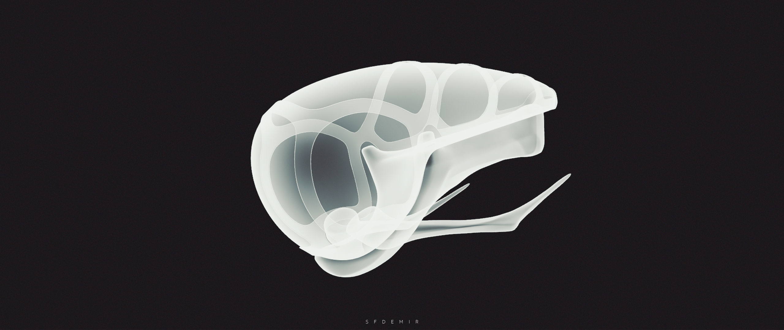 Aurora U4 Alien Spaceship Low-poly 3D model_10