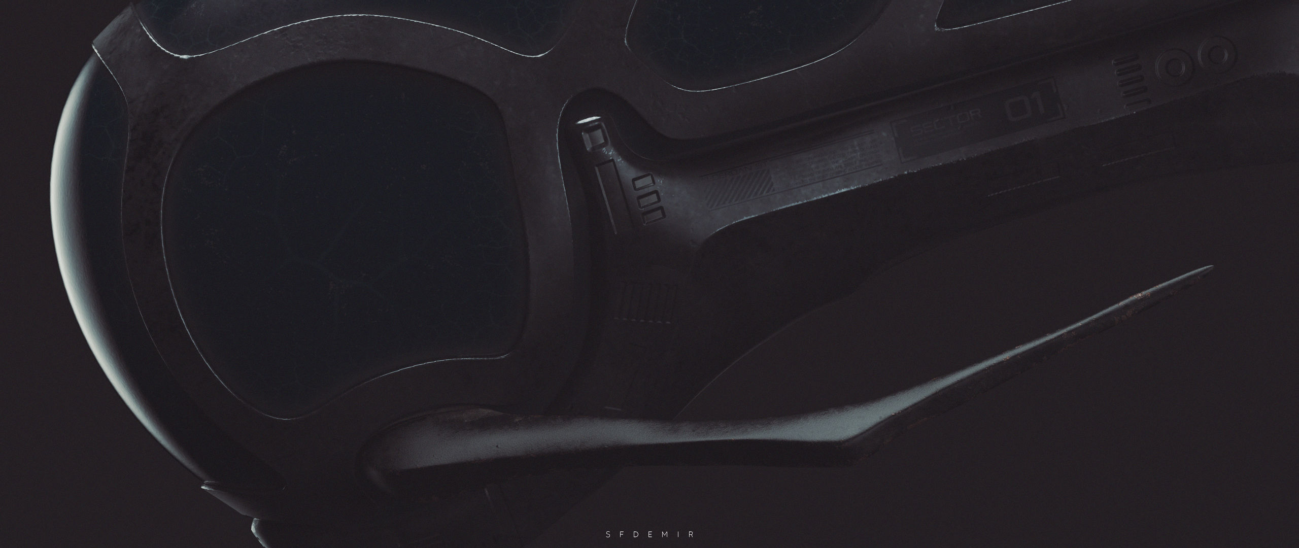 Aurora U4 Alien Spaceship Low-poly 3D model_11