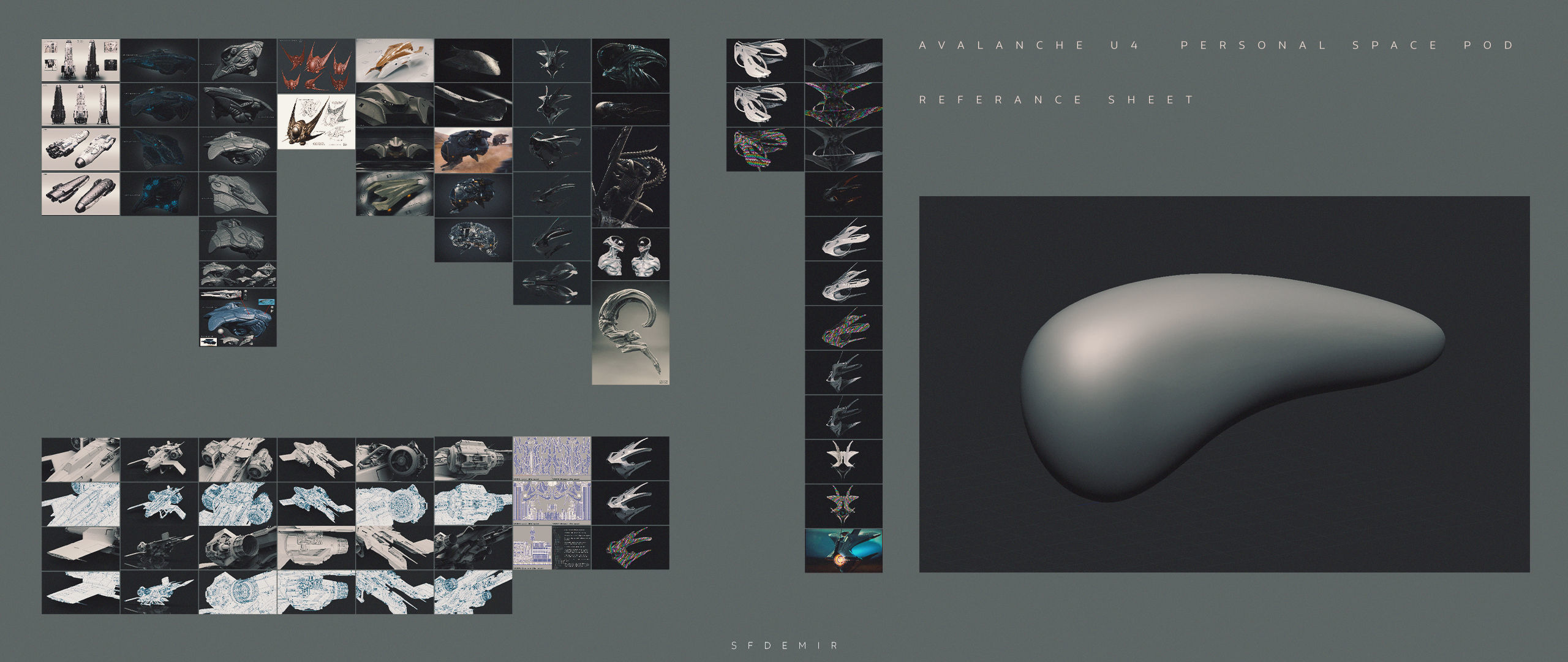 Aurora U4 Alien Spaceship Low-poly 3D model_15