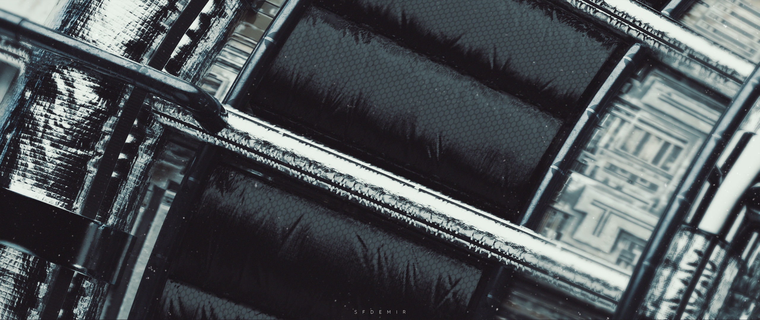 Avalanche Space Engine Low-poly 3D model_19