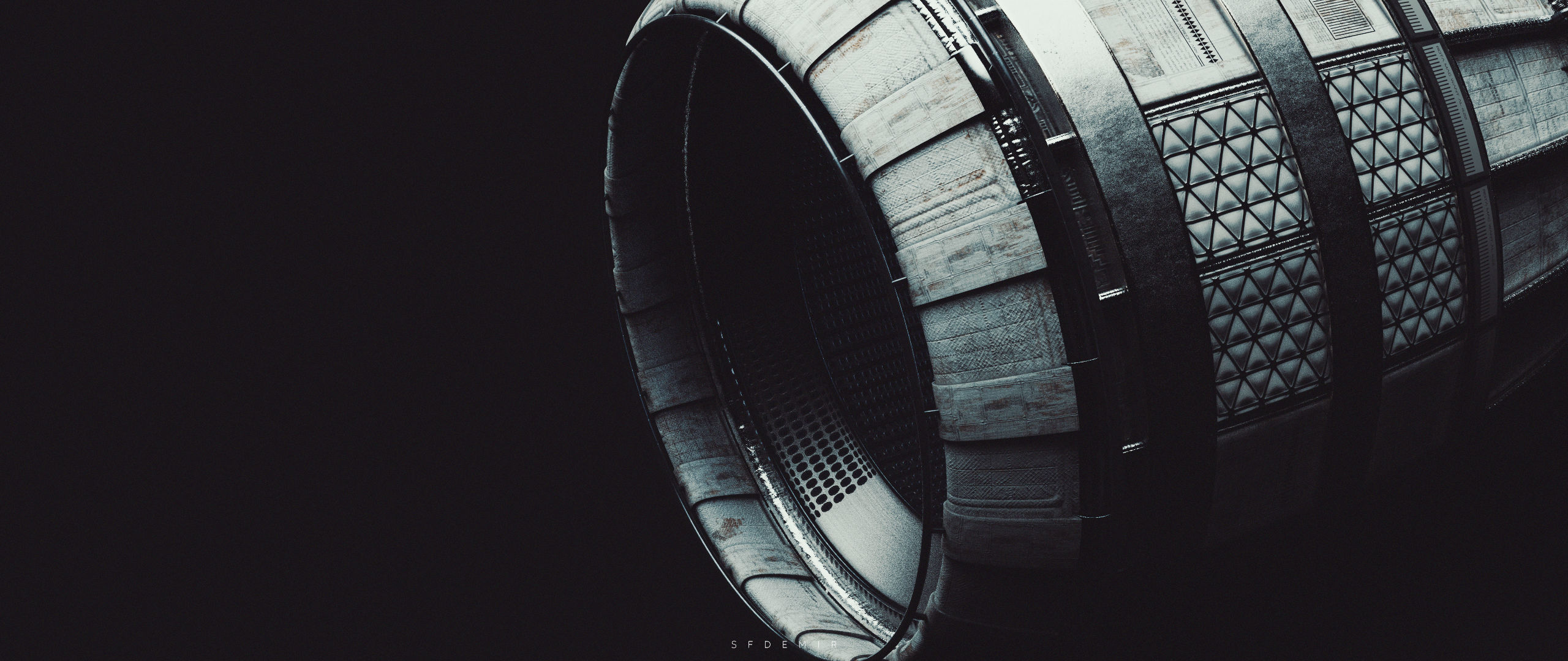 Avalanche Space Engine Low-poly 3D model_18