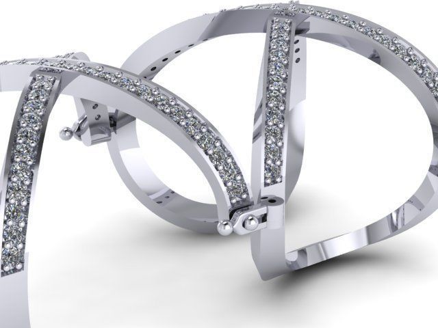 seperatable cross ring 162 3D print model_1