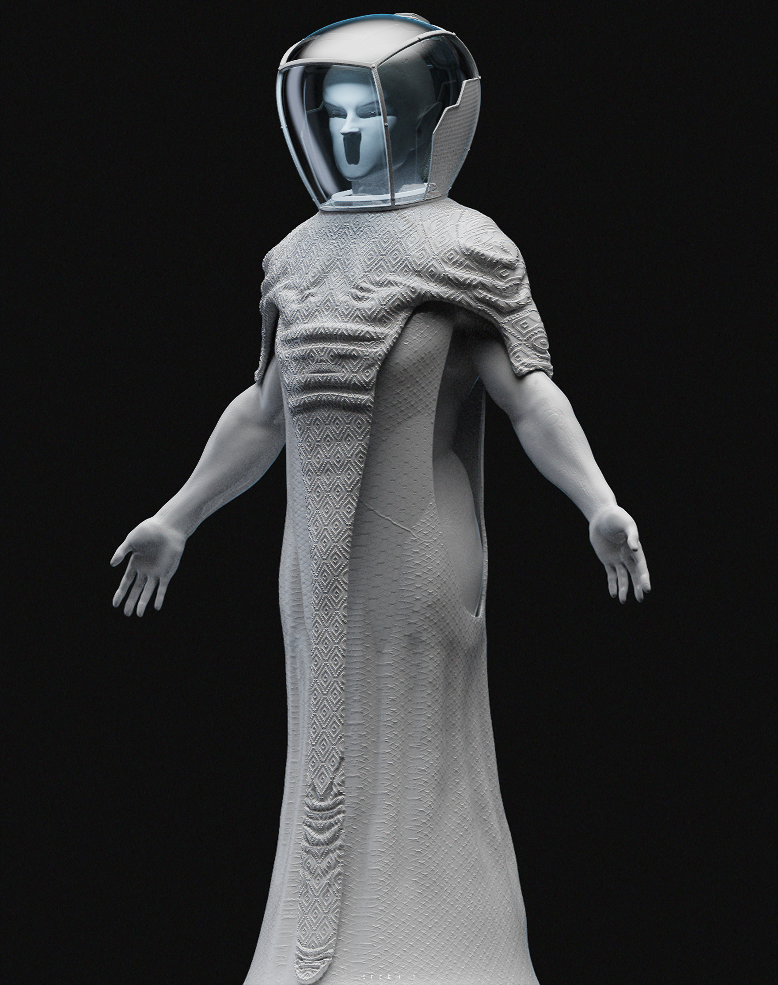 Priest 3D model_6