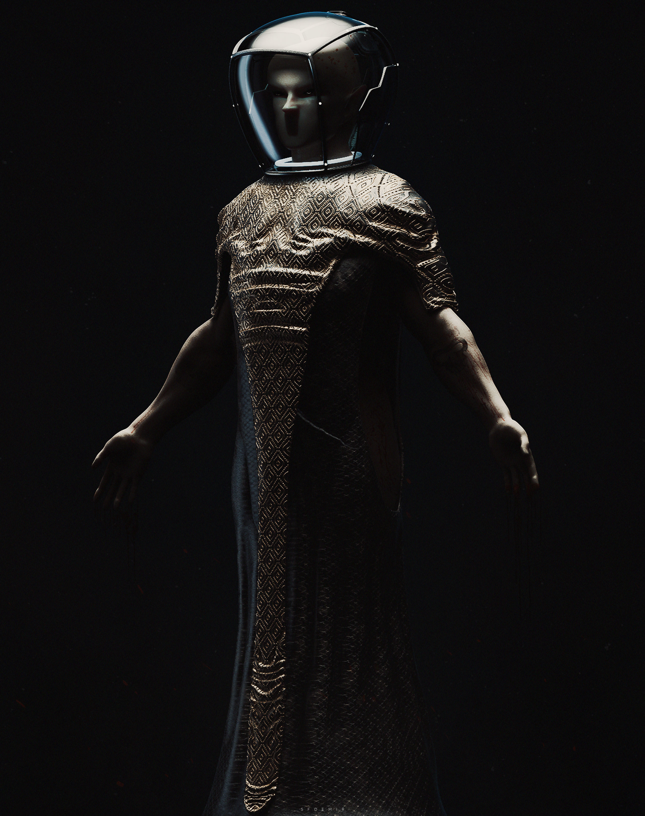 Priest 3D model_2
