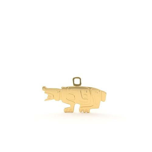 Native American pendant  Tapir 3D print model