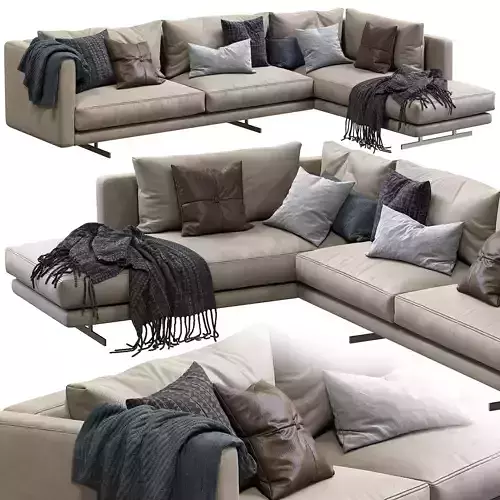 DEE DEE Leather Sofa By BERTO