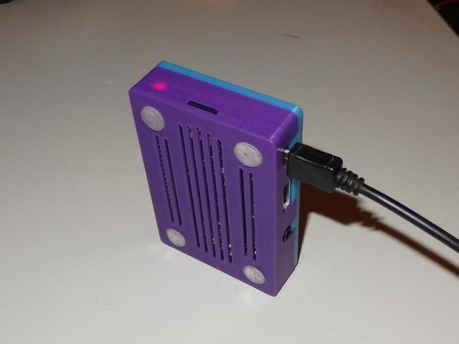 Raspberry Pi2 Pi3 Case with GPIO sliding door 3D print model_3