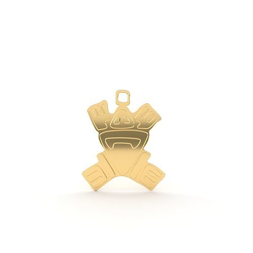  Native American pendant Alien 3D print model