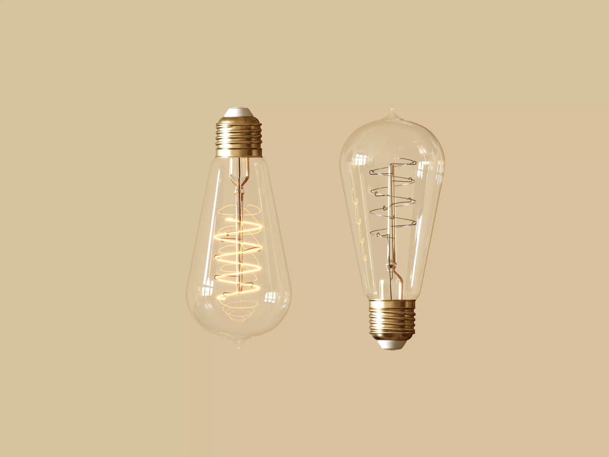 Edison  Bulb 3D model_0