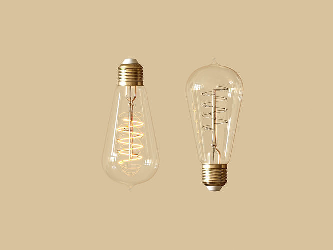 Edison  Bulb 3D model