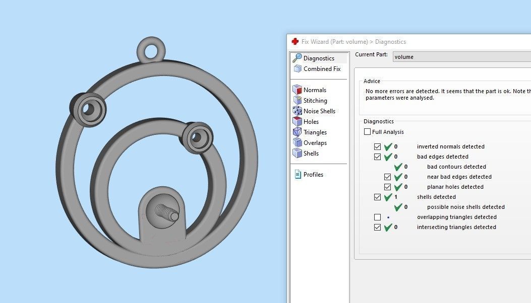 Pendant with pearl gems 3dm stl CAD 3D print model_7