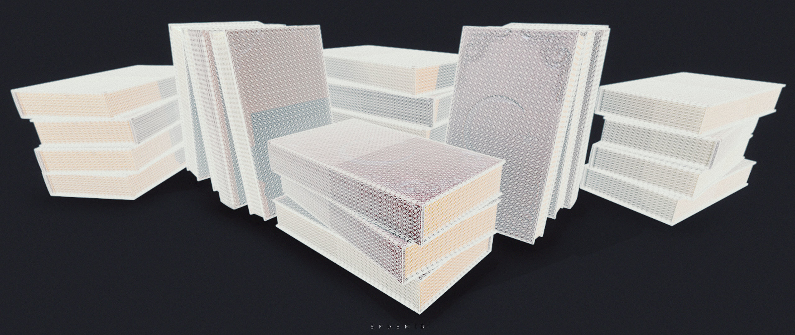 Turkish Old Book PBR Low-poly 3D model_4