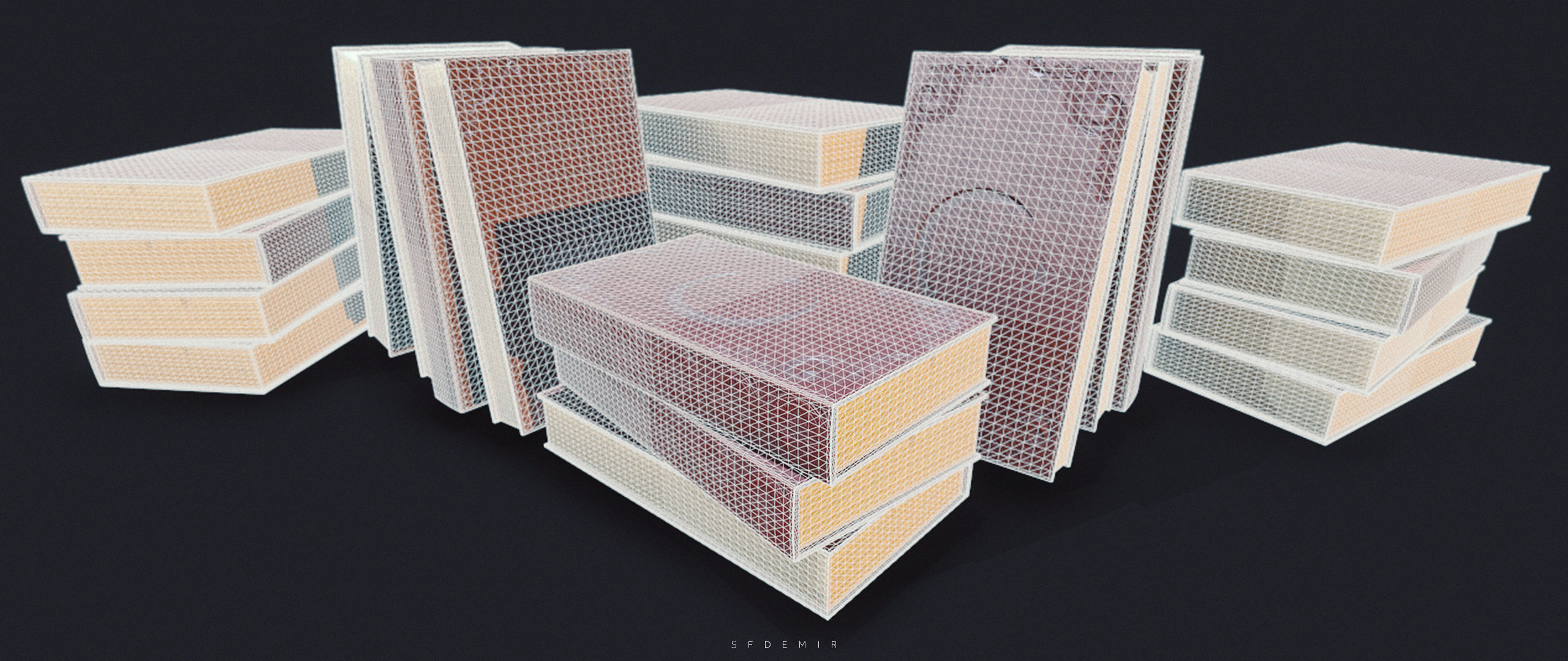 Turkish Old Book PBR Low-poly 3D model_3