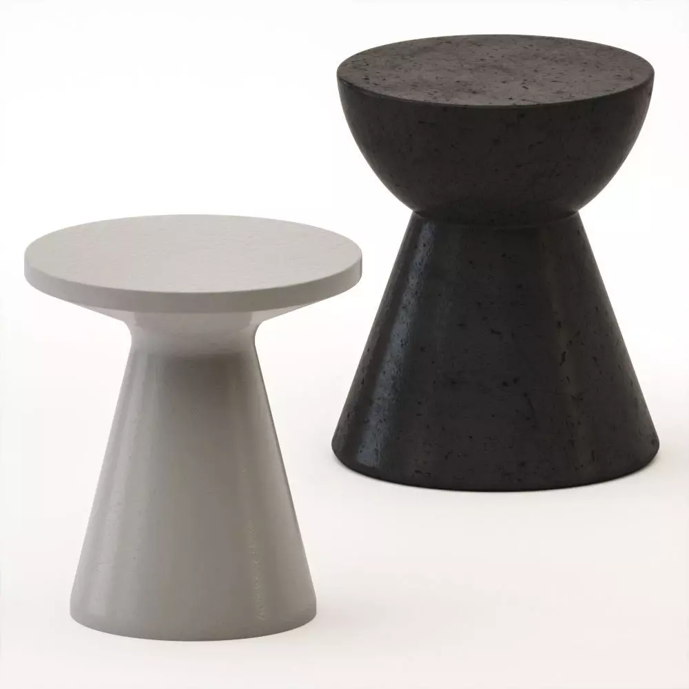 Pfeifer studio - concrete coffee tables 3D model_0