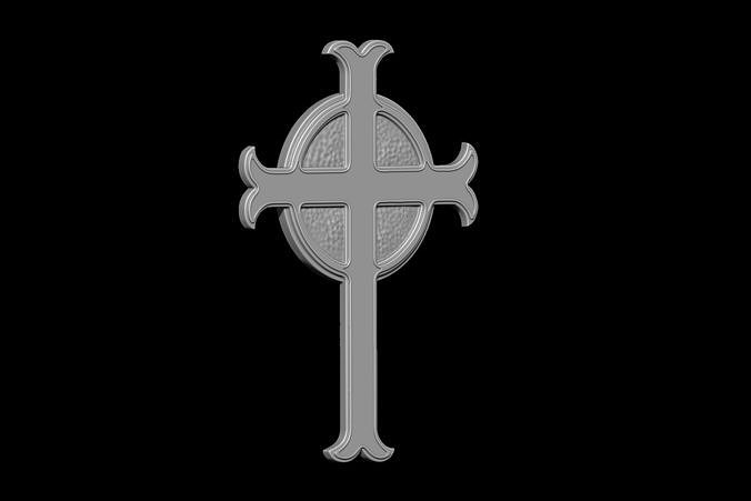 Cross pendant Free 3D print model