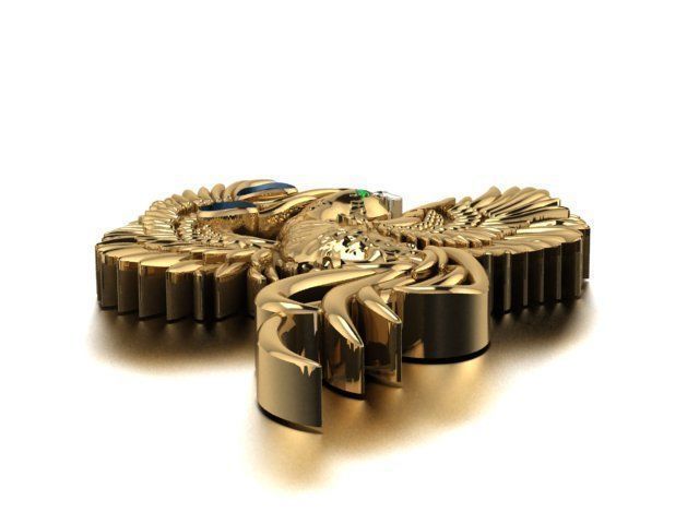 Phoenix Pendant 3D print model_14