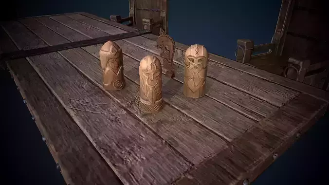 Viking Ornaments Game-Ready