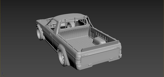 Nissan Sanny Hakotora Body For Print 3D print model 5