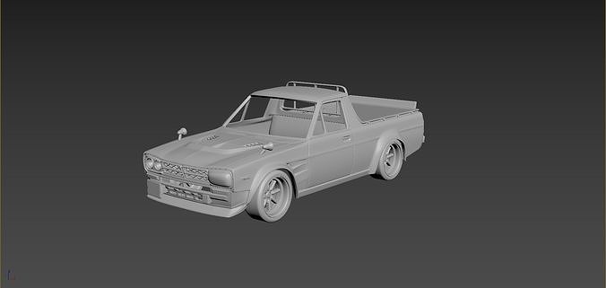Nissan Sanny Hakotora Body For Print 3D print model