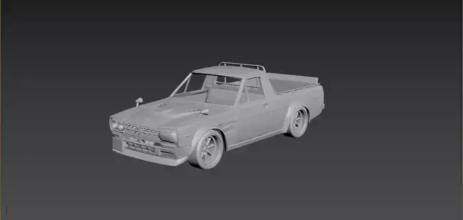 Nissan Sanny Hakotora Body For Print 3D print model