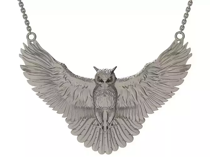 Owl pendant N - 227