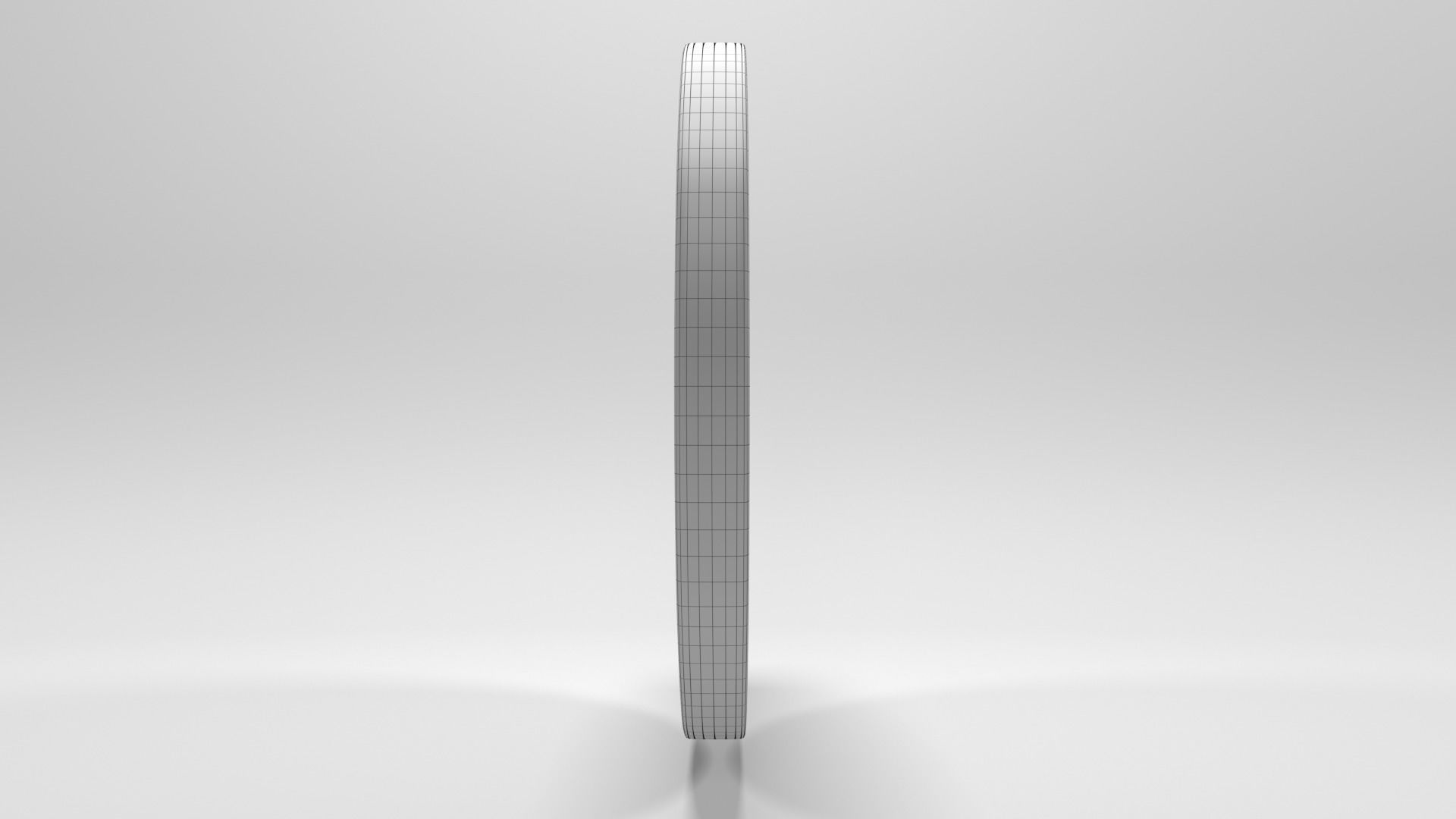 Poker Chips Green and White 3D model_6