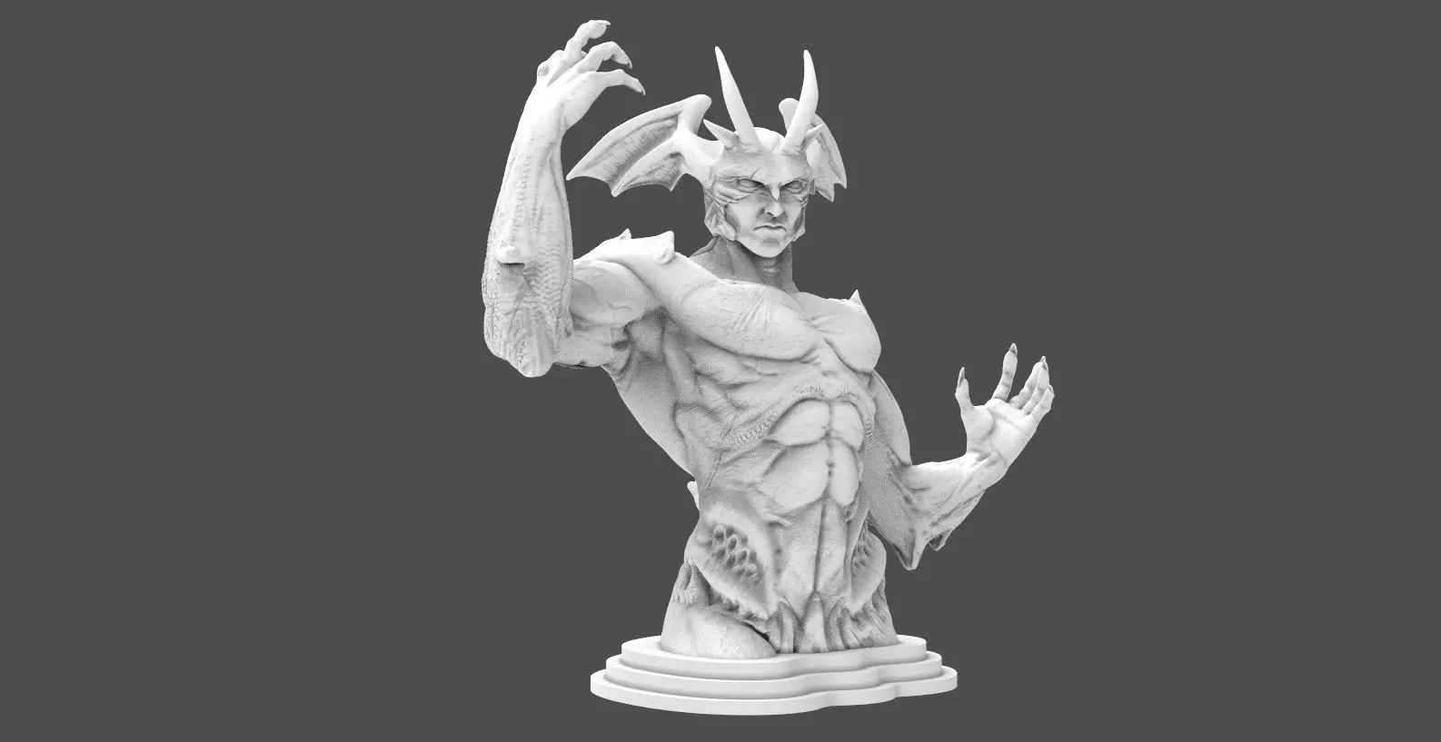 Bust - H-Devilman 3D print model