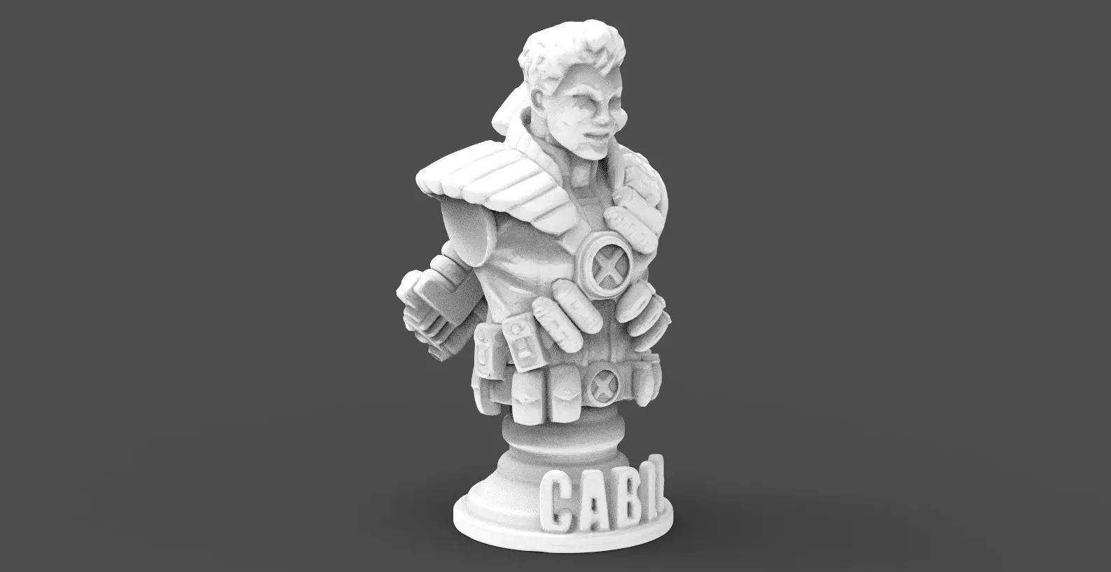 Bust - cable 3D print model