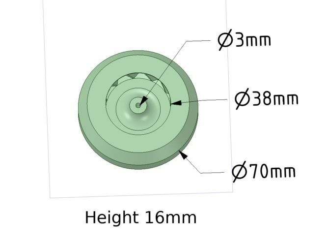 High pressure fan - RtA70kit - RC models and other  3D print model_9