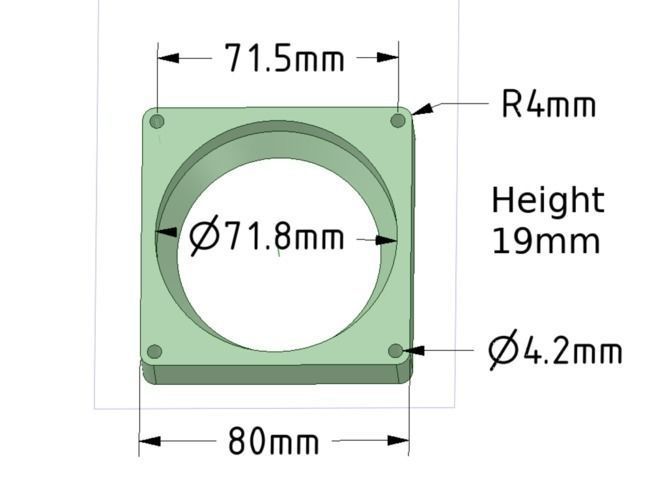 High pressure fan - RtA70kit - RC models and other  3D print model_12