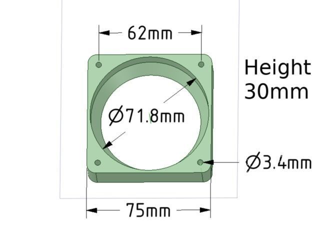 High pressure fan - RtA70kit - RC models and other  3D print model_11