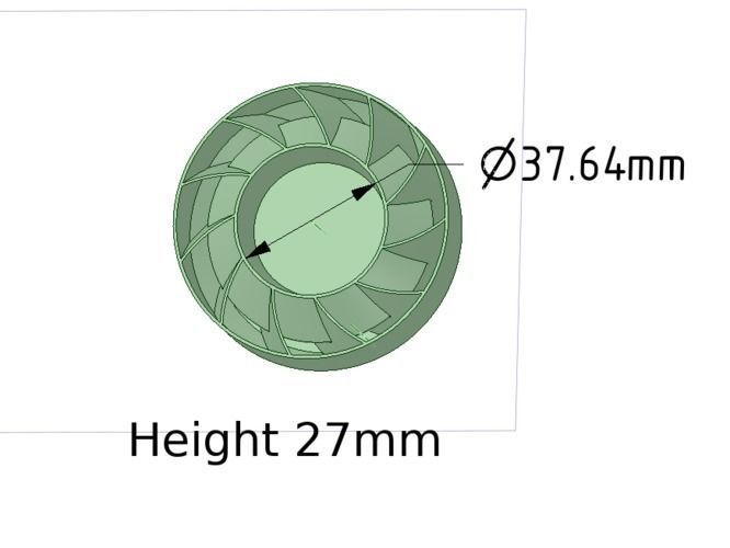 High pressure fan - RtA70kit - RC models and other  3D print model_10