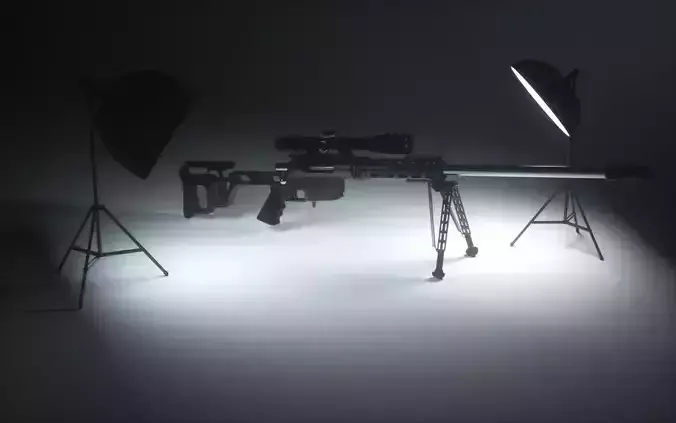 DVL-10 sniper rifle 3D model