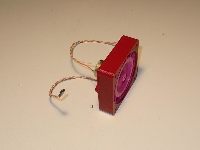 Motors mounts 24-25mm for RtA70kit high pressure fan Free 3D print model_6