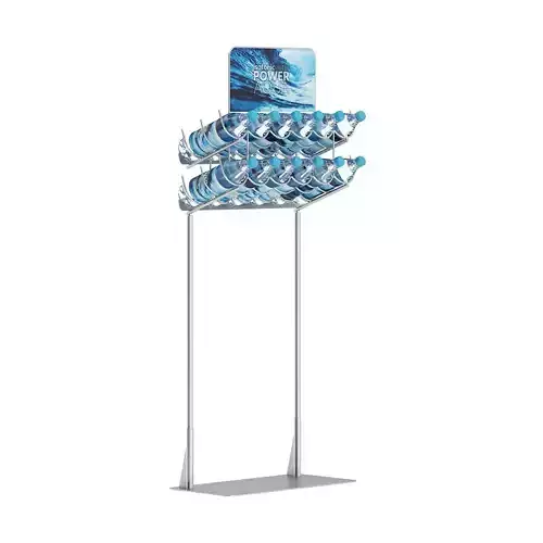 Small Rack with Water Bottles