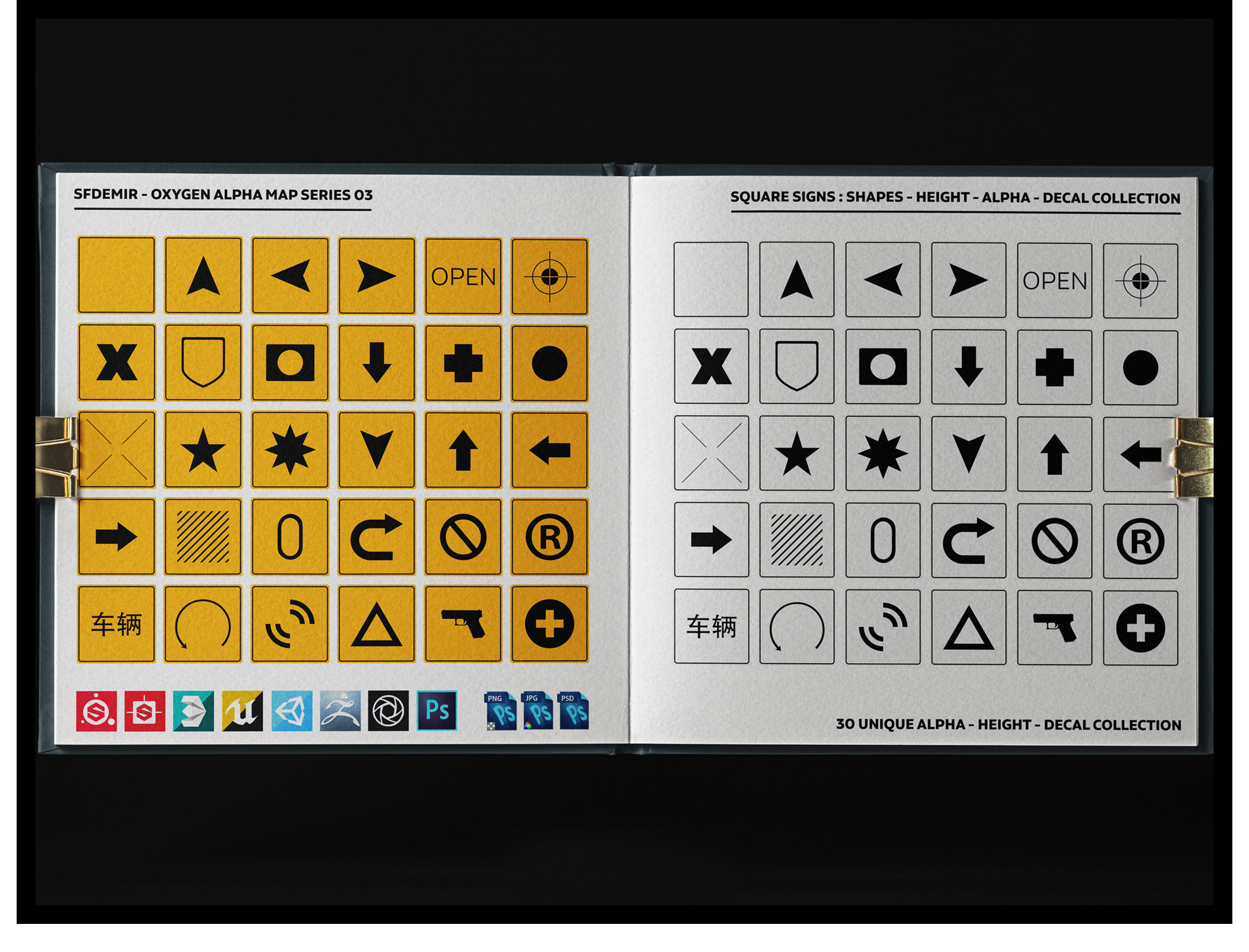 Oxygen Alpha - Decal Map Series 03 - Collection Texture_2