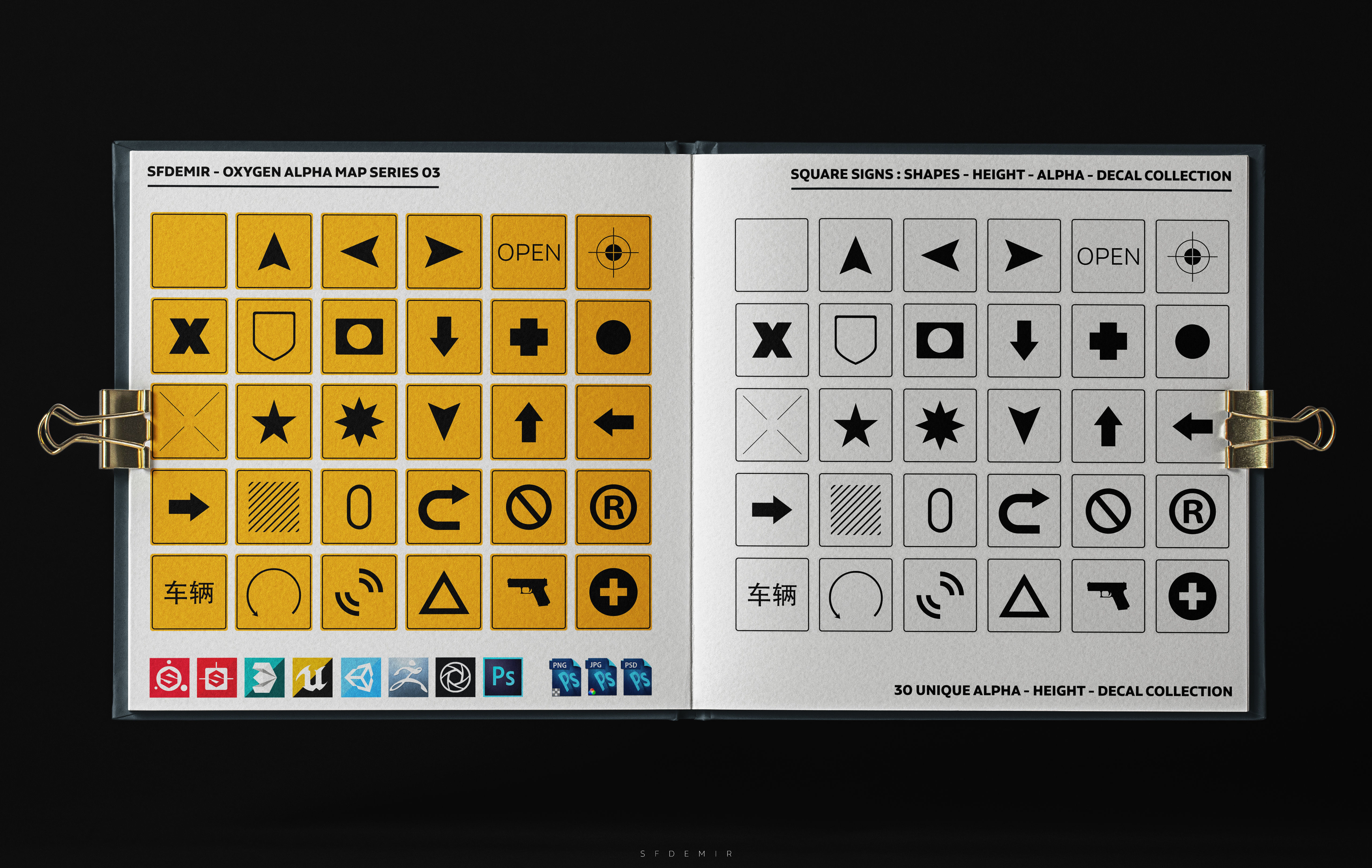Oxygen Alpha - Decal Map Series 03 - Collection Texture_1