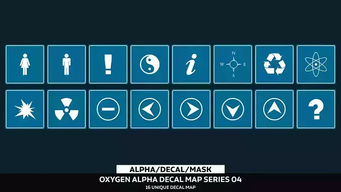 Oxygen Alpha - Decal Map Series 04 - Collection
