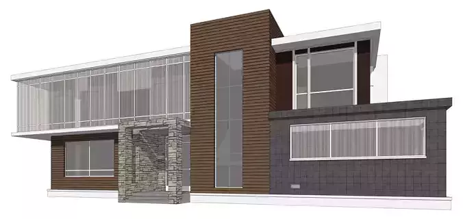 Villa D Sketchup