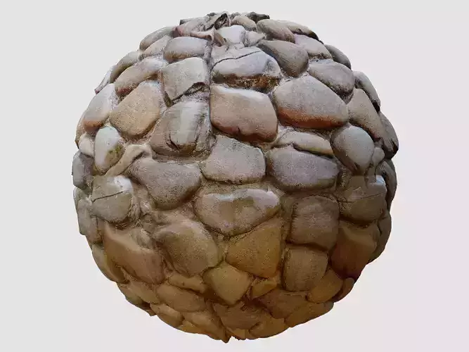 Stone Wall PBR Texture 02