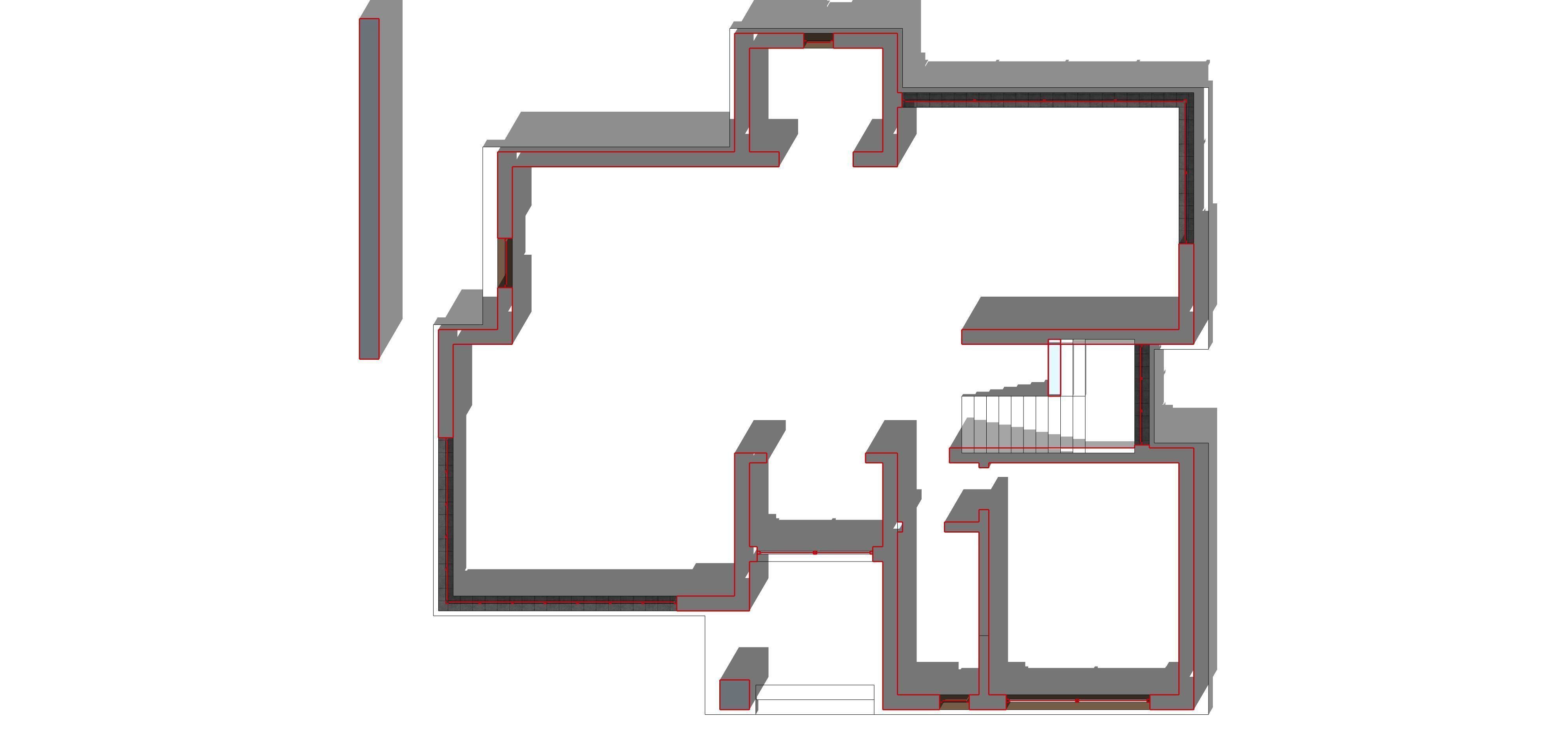 Villa B Sketchup 3D model_13