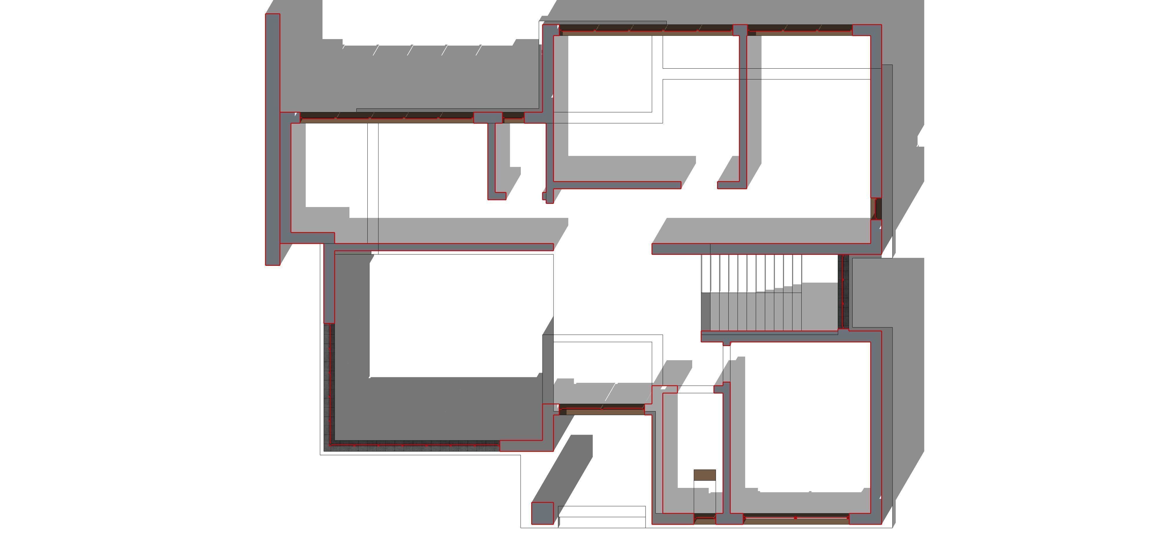 Villa B Sketchup 3D model_14