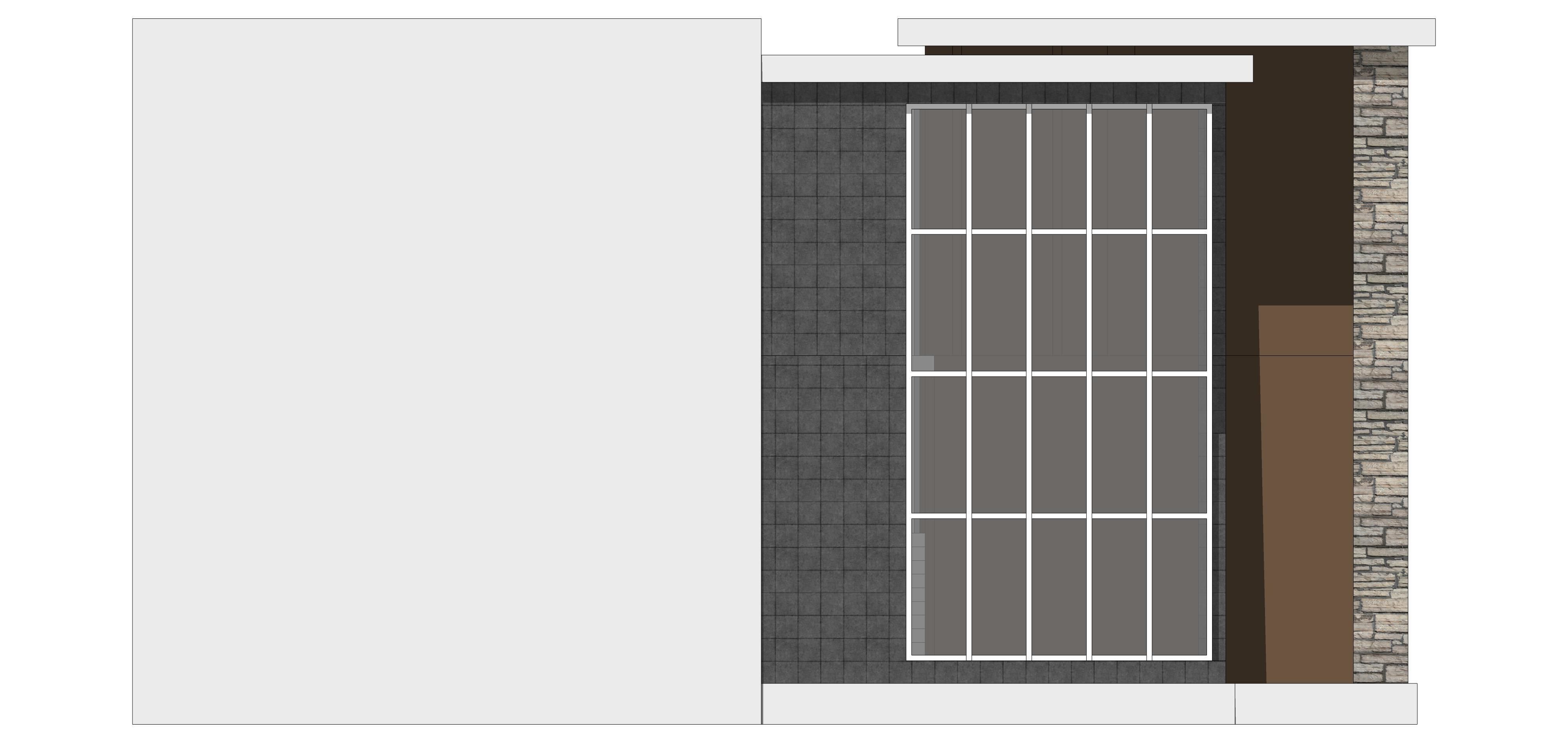Villa B Sketchup 3D model_10