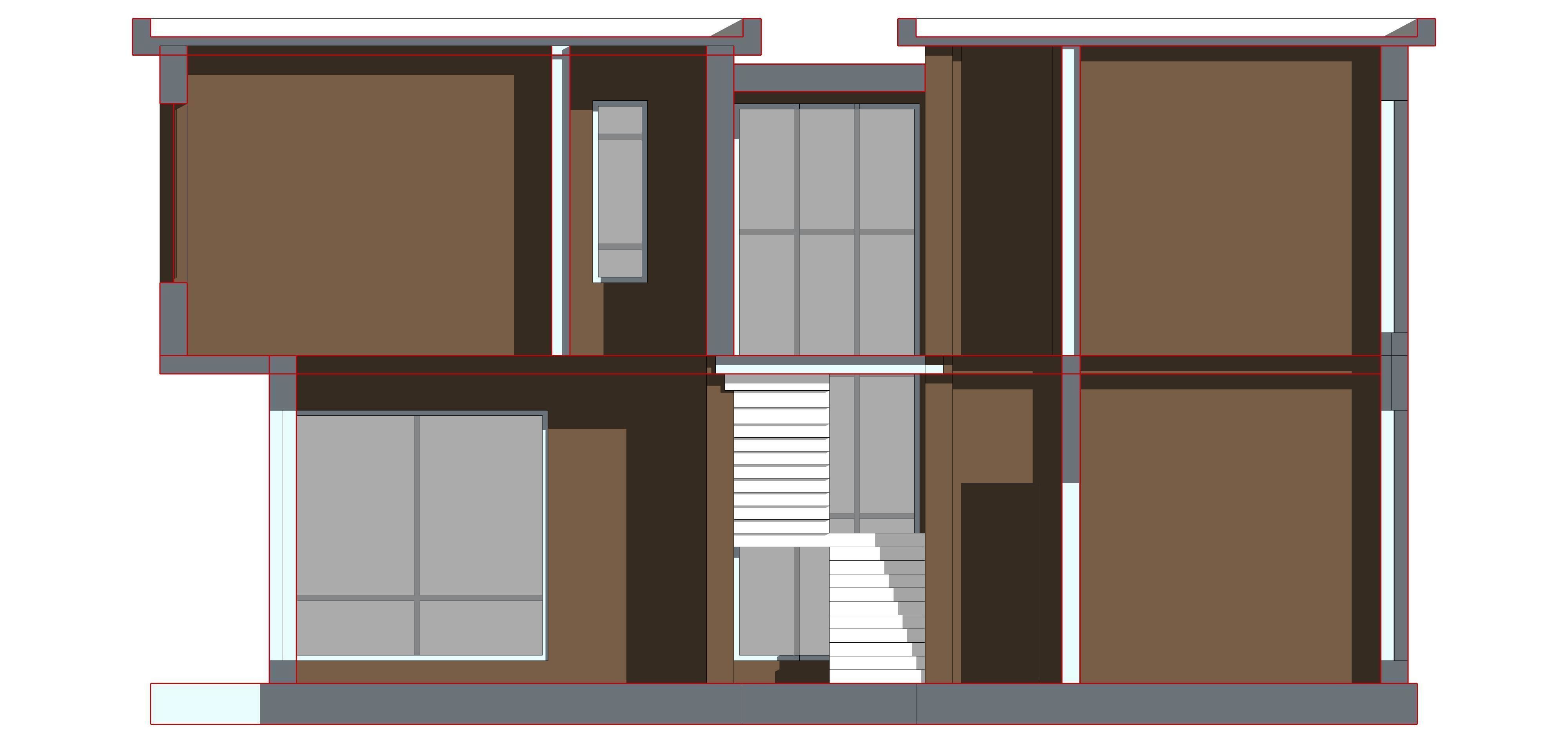 Villa B Sketchup 3D model_18