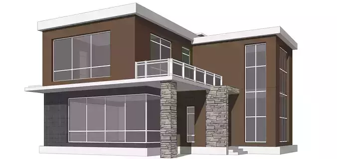 Villa A Sketchup