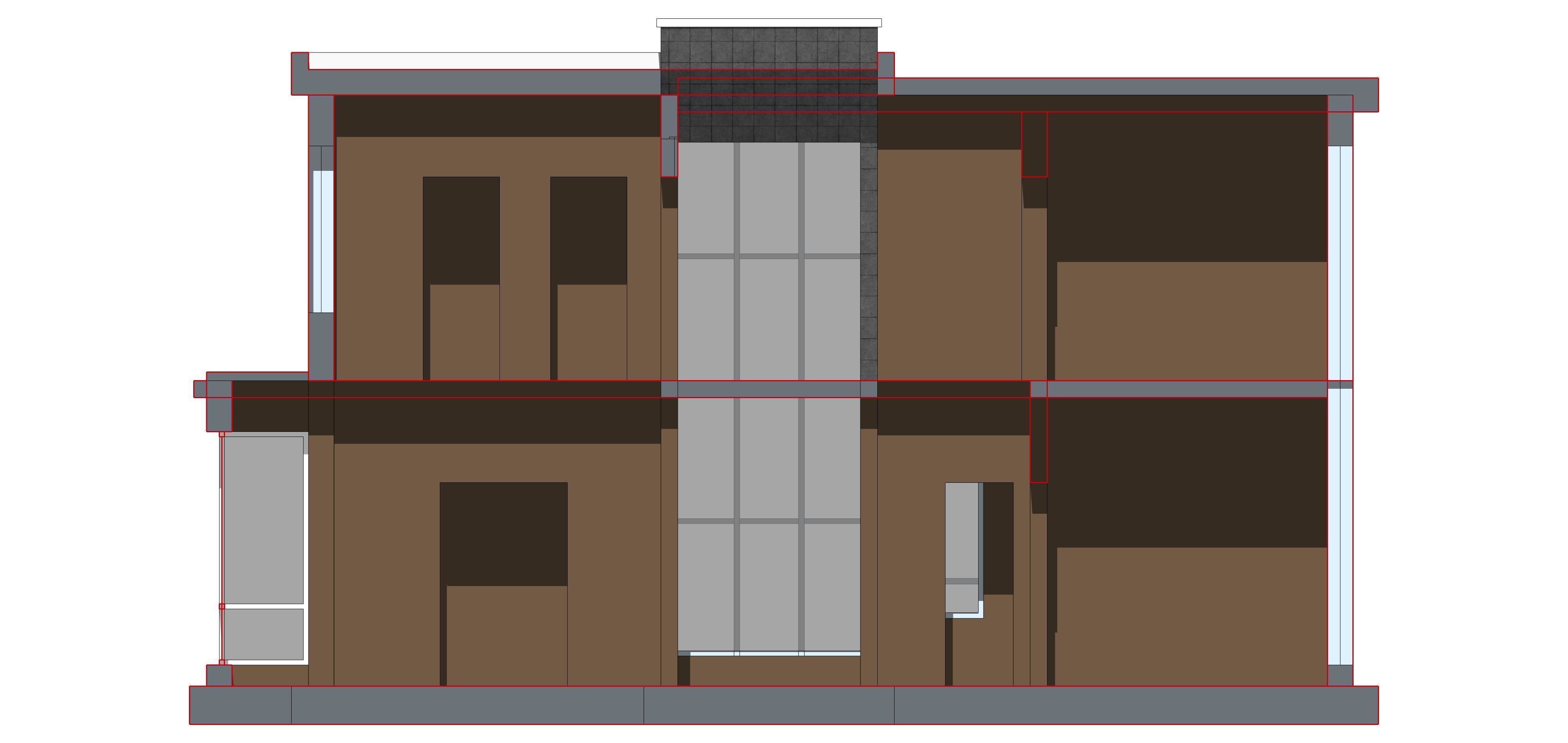 Villa A Sketchup 3D model_17